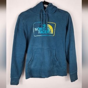 North Face Logo Hoodie S